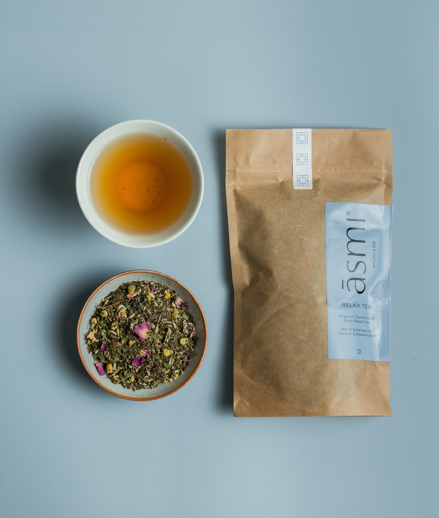 Relax Tea · Roseva Bloom — Eco Paper Bag
