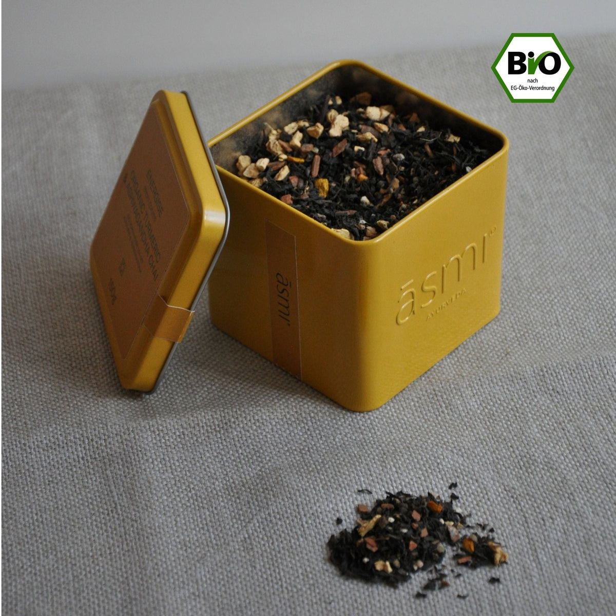 Organic Ayurvedic Tea - Energise Ashwa Noir Ashwagandha & Turmeric 100g