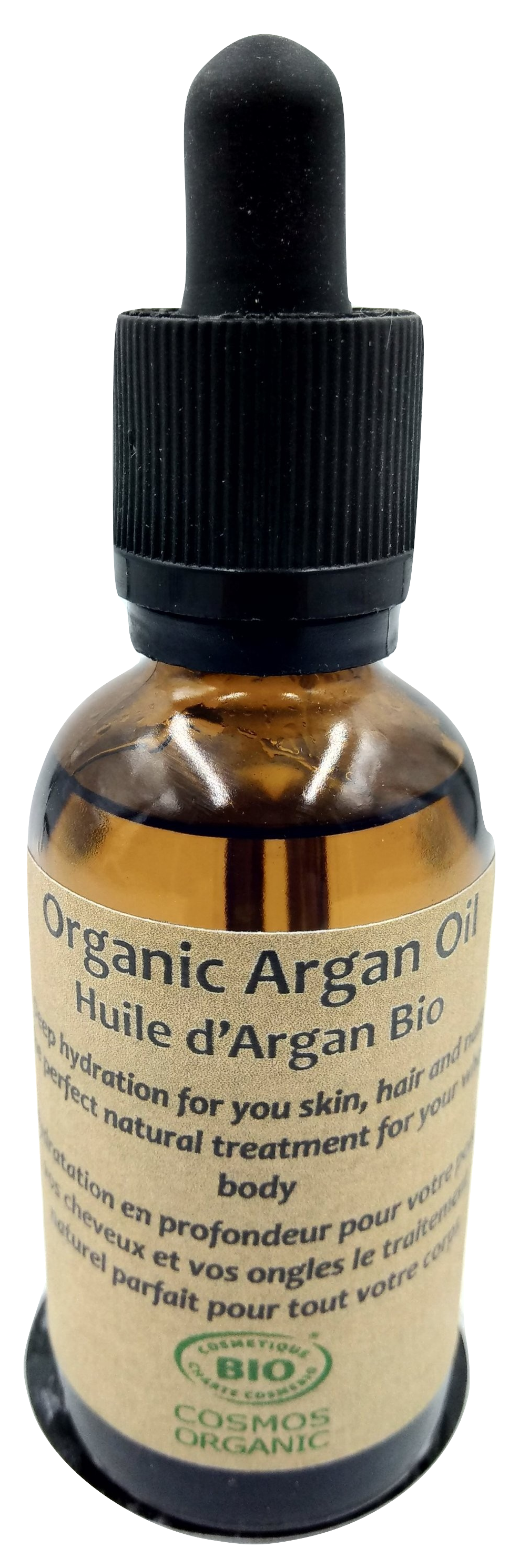 Organic Argan Oil Pure 50ml - Multi-Use for Face Hair & Nails