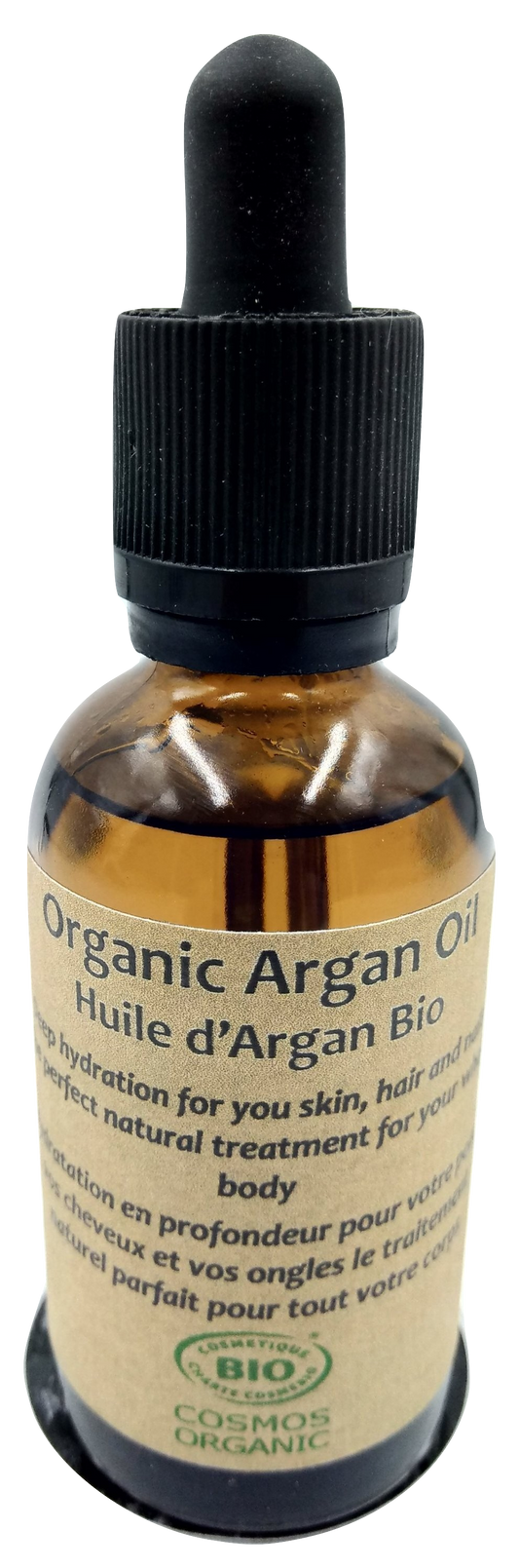 Organic Argan Oil Pure 50ml - Multi-Use for Face Hair & Nails
