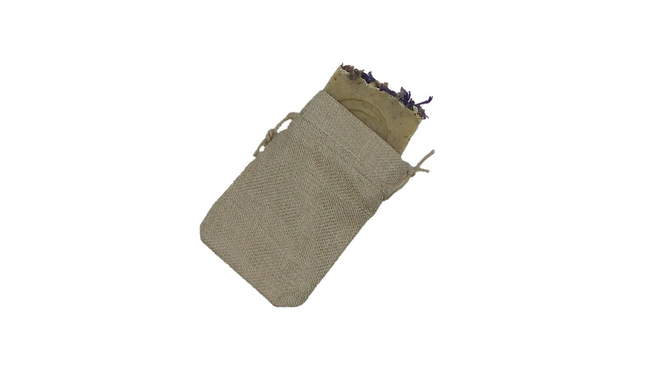 Natural Accessories Trio Set — Soap Bag, Sisal Mitt & Bamboo Dish