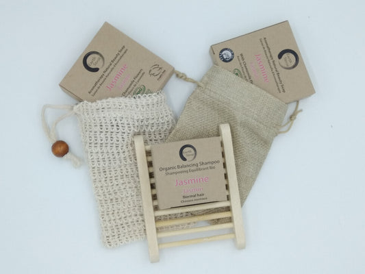 Gift Set — Bath & Body Trio (2 Soaps + Shampoo)