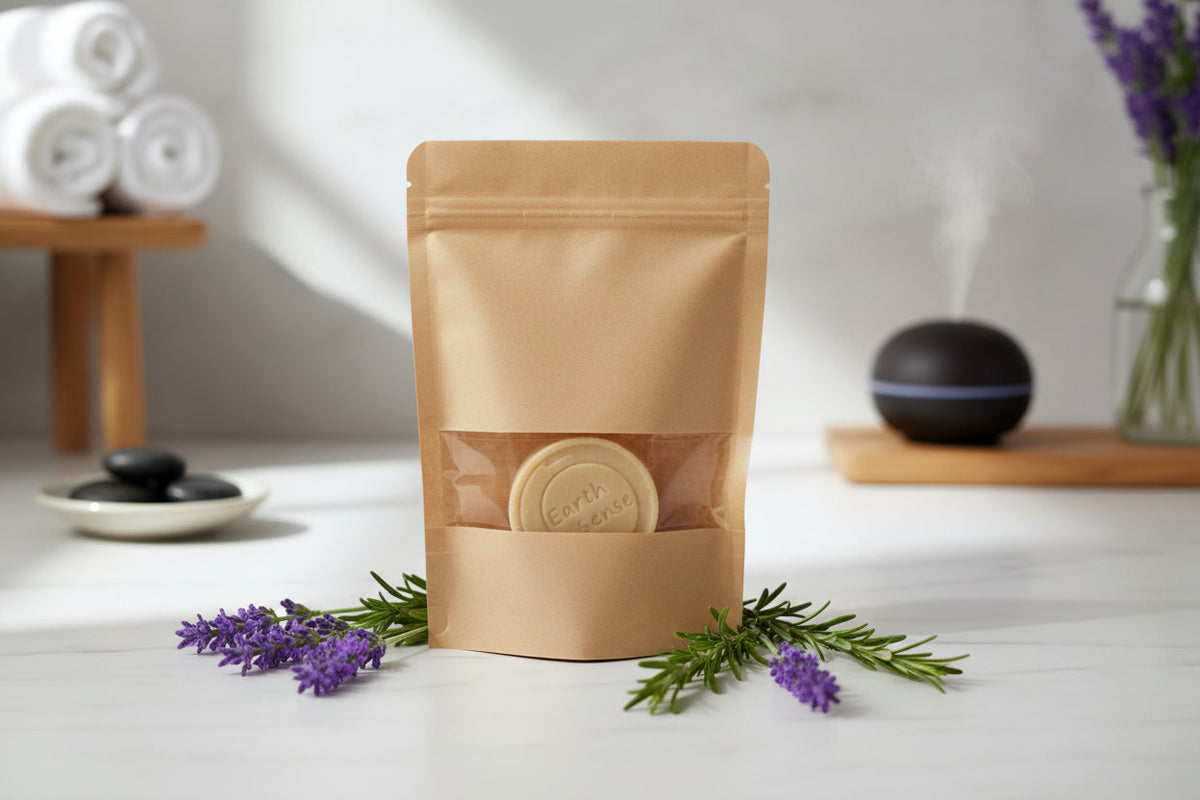 Solid Shampoo Bar — Lavender & Rosemary (Dry Hair)
