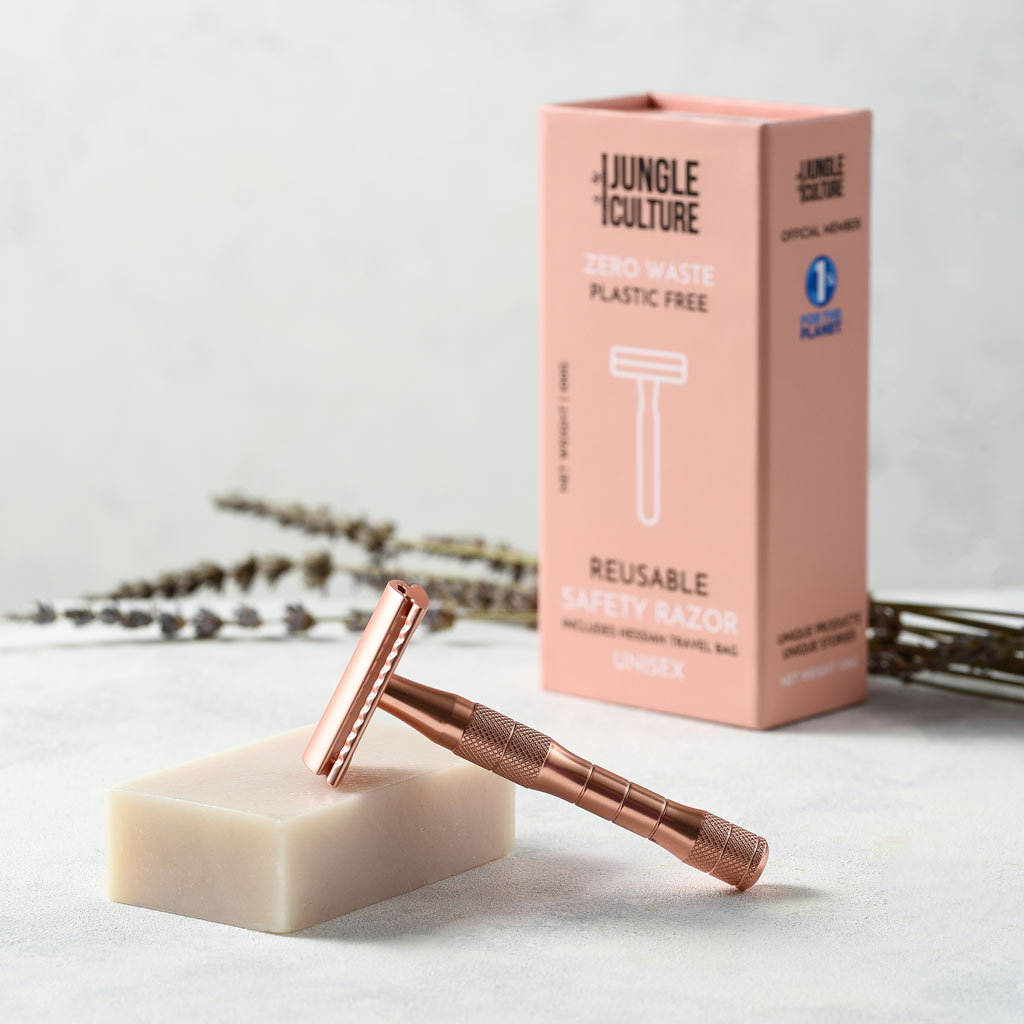 Safety Razor - Reusable Zero Waste Shaving | Thick Handle