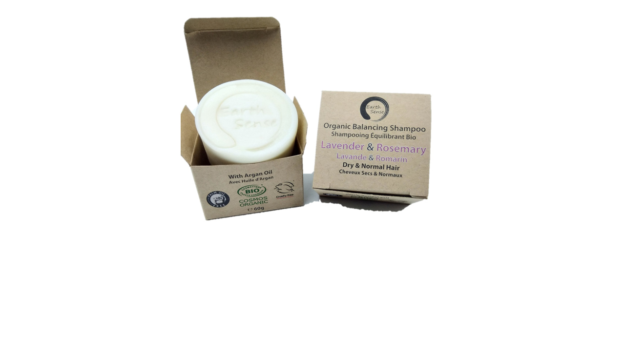 Solid Shampoo Bar — Lavender & Rosemary (Dry Hair)