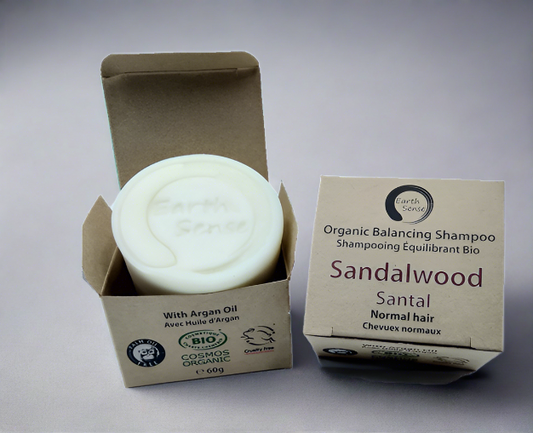 Solid Shampoo Bar — Sandalwood (All Hair Types)