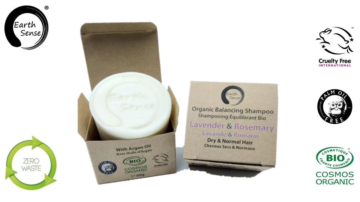 Solid Shampoo Bar — Lavender & Rosemary (Dry Hair)