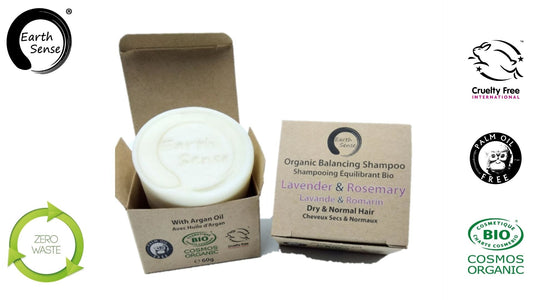 Solid Shampoo Bar — Lavender & Rosemary (Dry Hair)