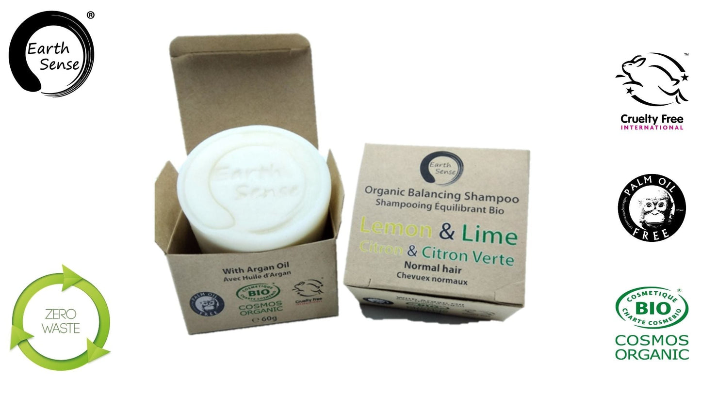 Solid Shampoo Bar — Lemon & Lime (Normal Hair)