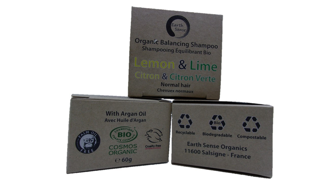 Solid Shampoo Bar — Lemon & Lime (Normal Hair)