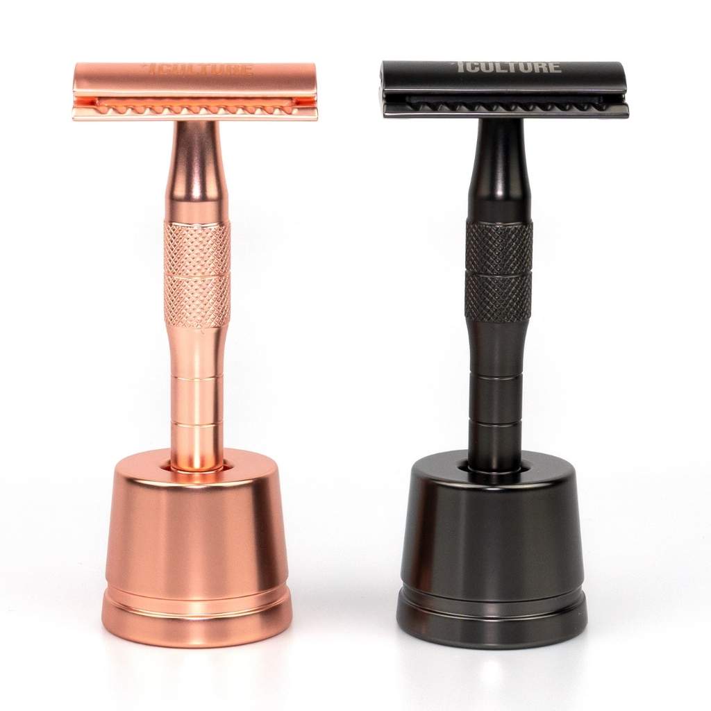 Safety Razor - Reusable Zero Waste Shaving | Thick Handle